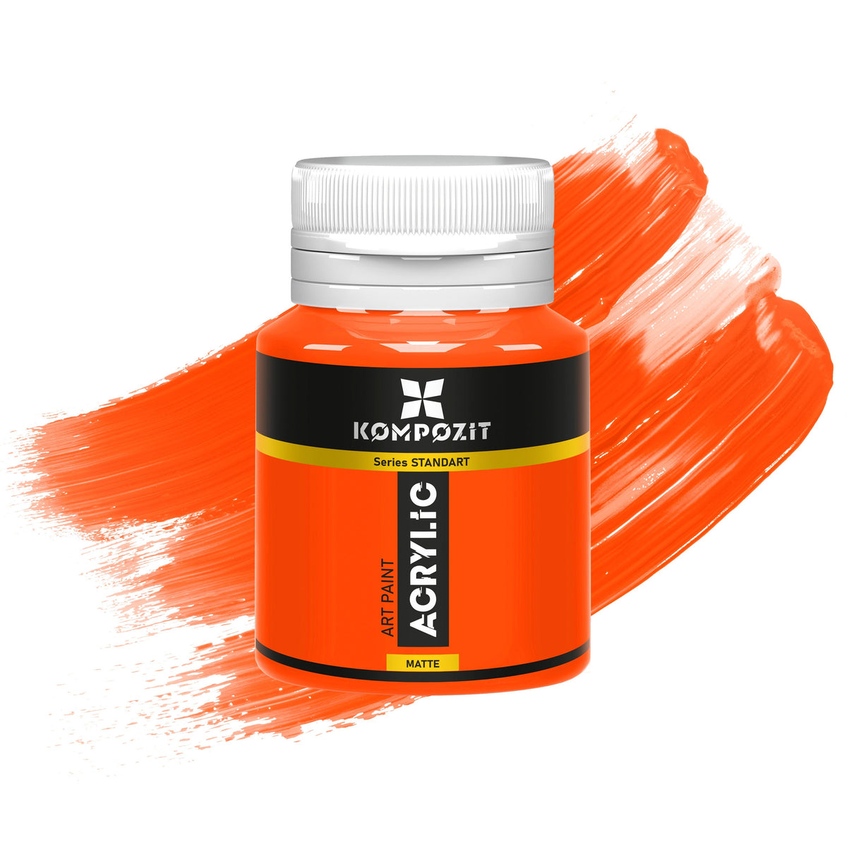 Colore acrilico STANDART Kompozit Fluorescent 20 ml – 113 Arancione Fluorescente