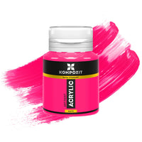 Colore acrilico STANDART Kompozit Fluorescent 20 ml – 114 Rosa Fluorescente