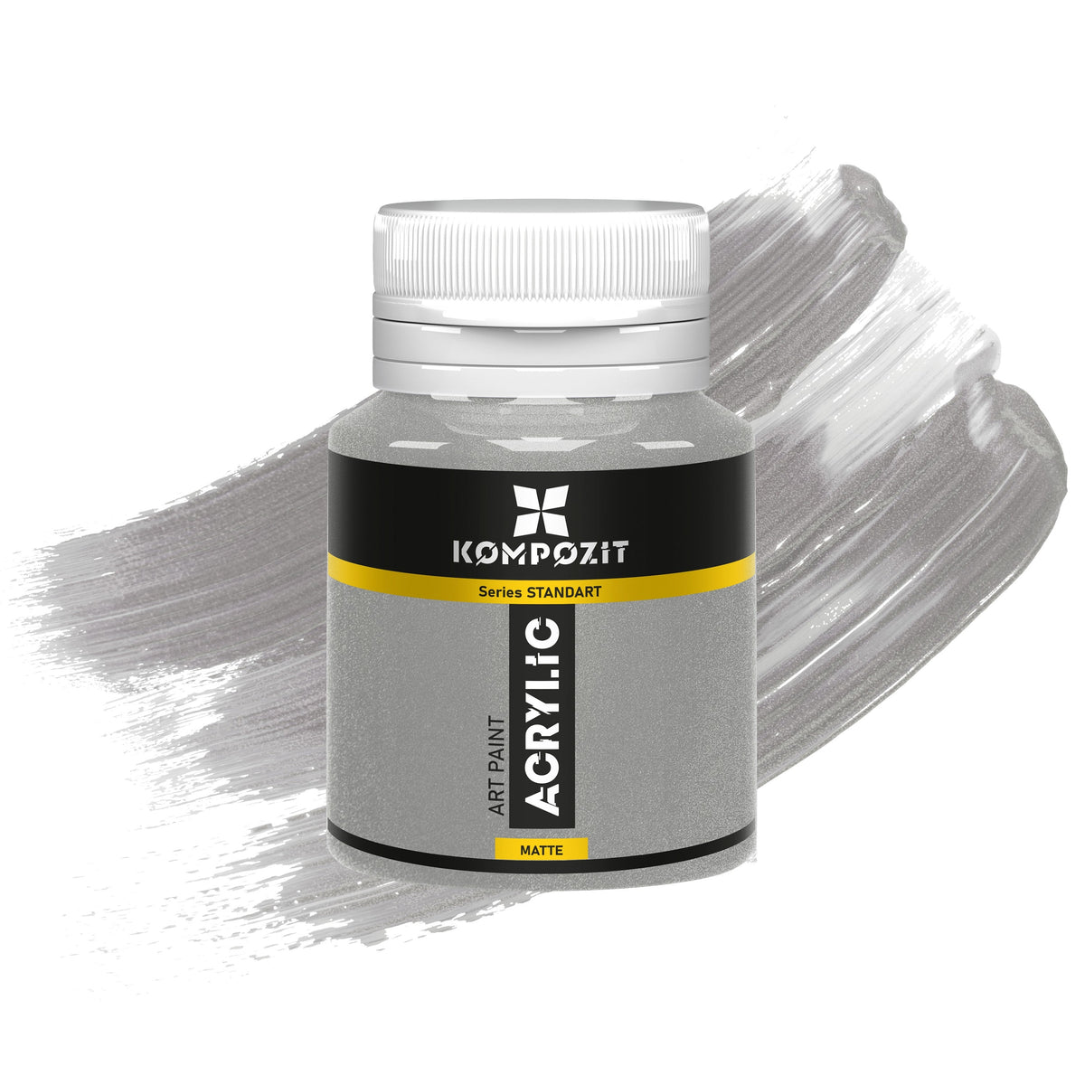 Colore acrilico STANDART Kompozit Metallic 20 ml – 91 Argento
