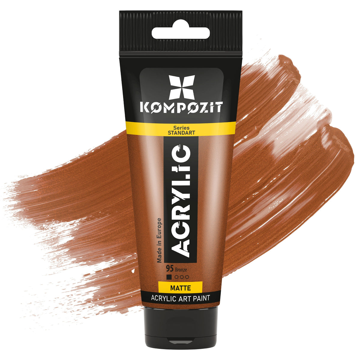 Colore acrilico STANDART Kompozit Metallic 75 ml – 95 Bronzo