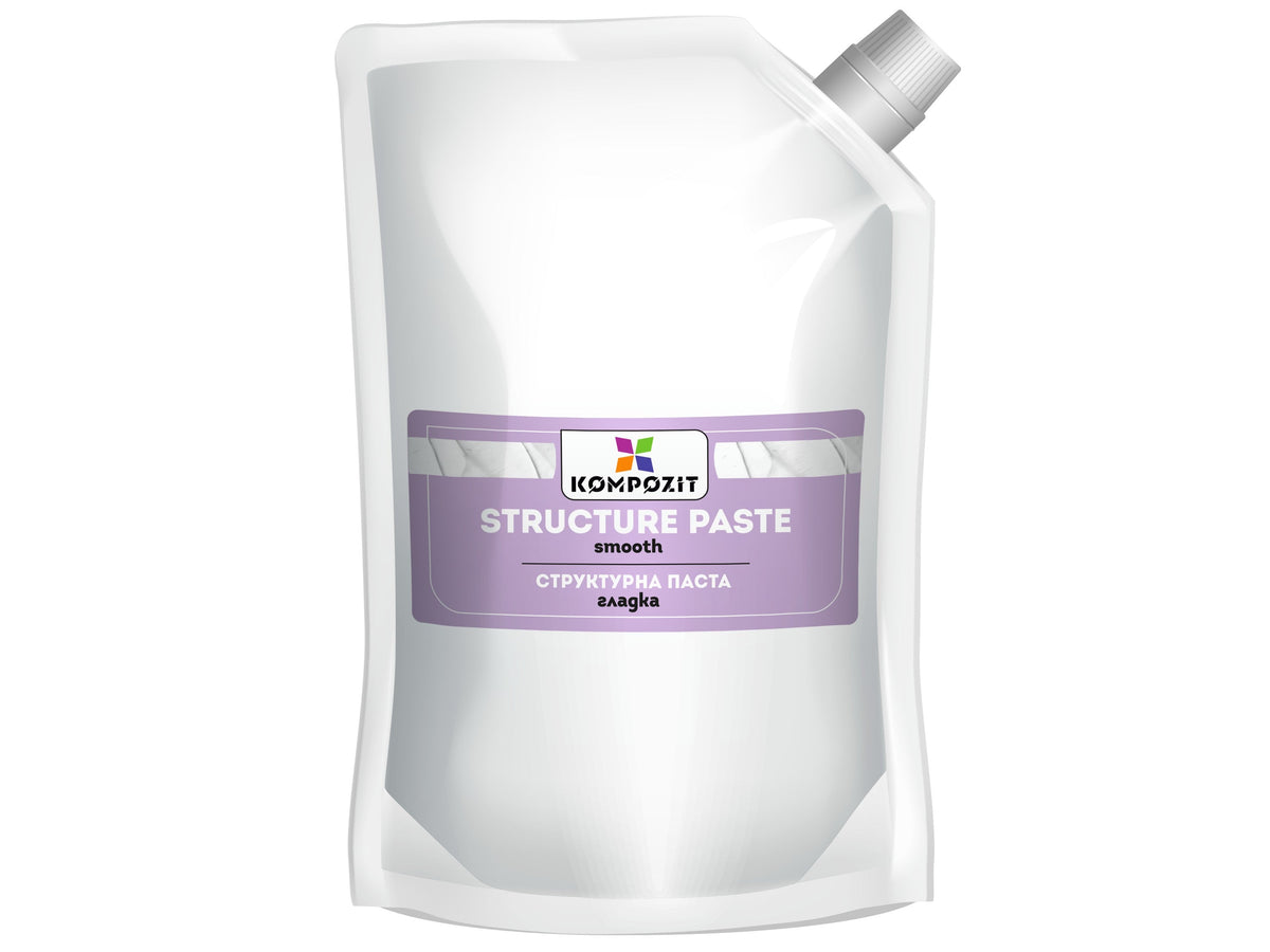 Pasta strutturante bianca liscia di Kompozit – 500 ml