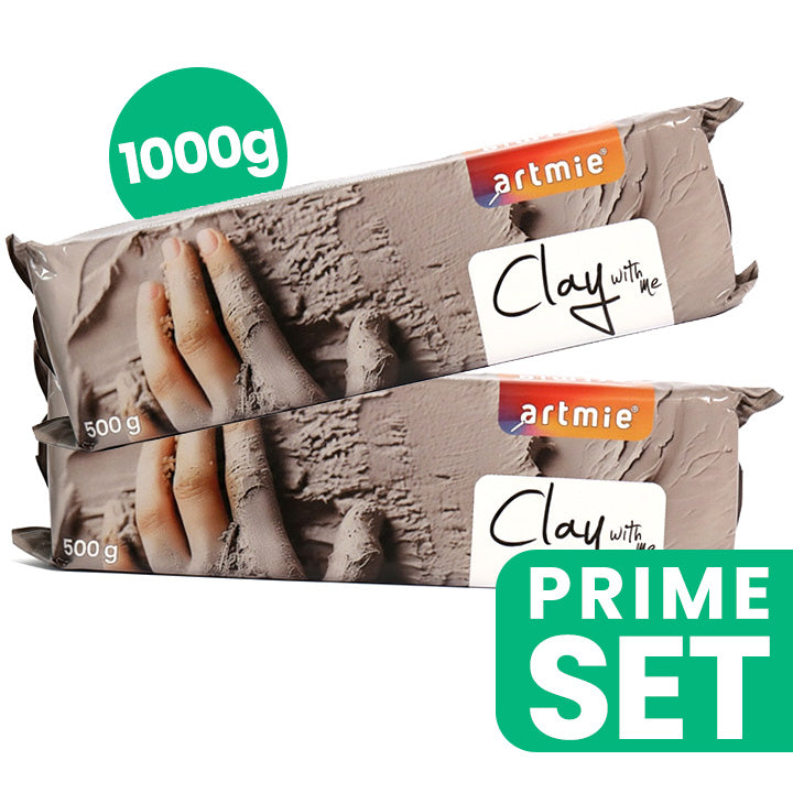 ARTMIE Argilla con me Set di argilla da modellare 2x500g
