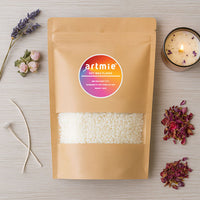 ARTMIE Cera di soia non profumata per candele 400 g