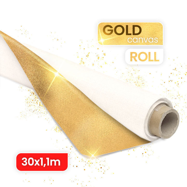 ARTMIE MIDAS tela dorata su rotolo 30 metri - varie larghezze