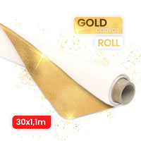 ARTMIE MIDAS tela dorata su rotolo 30 metri - varie larghezze