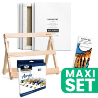 ARTMIE Set di colori acrilici con supporto