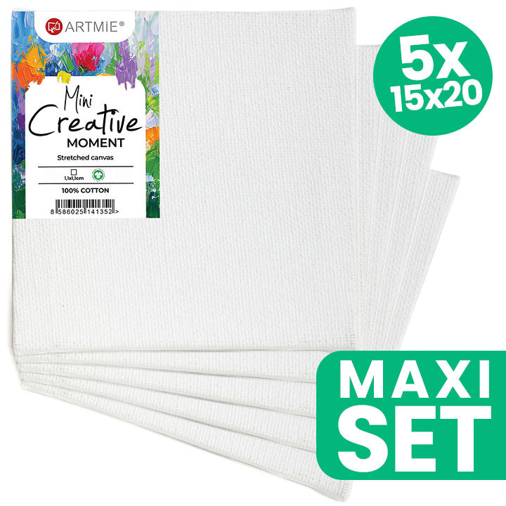 ARTMIE Set di mini tele per l'hobby della pittura