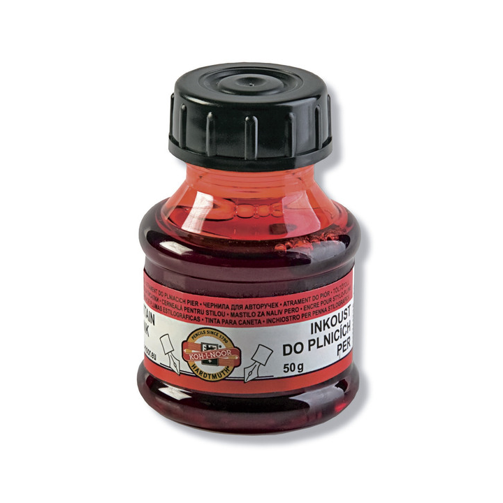 Inchiostro per penna stilografica  50g – rosso