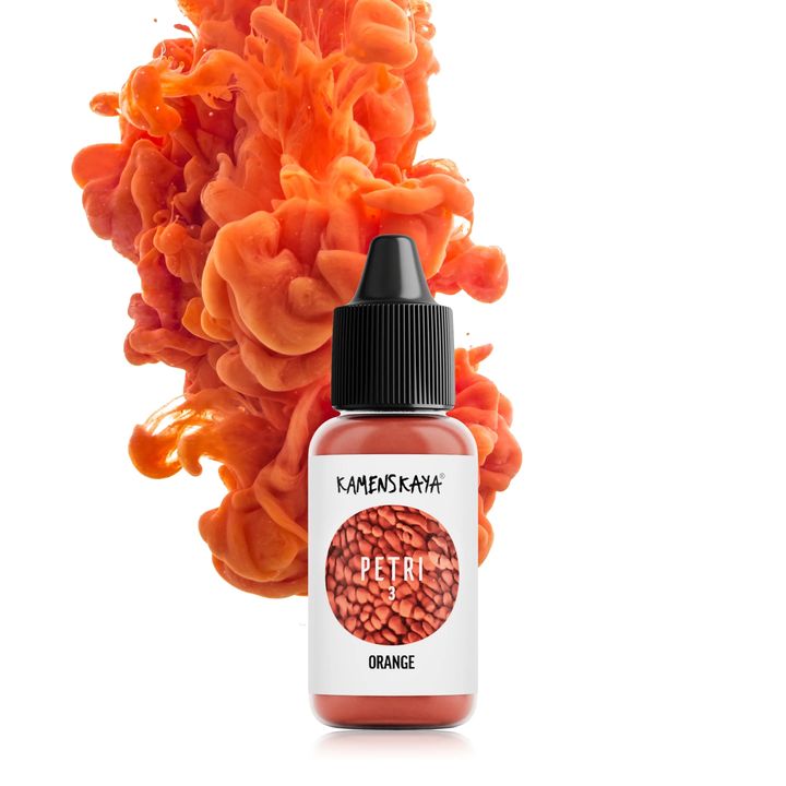 Inchiostri di resina KAMENSKAYA PETRI 15ml – Petri 3 arancione