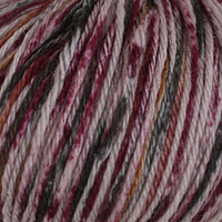 Filato baby merino 100 m multicolore – bordeaux-rosa
