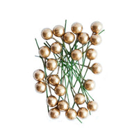 Bacche di agrifoglio decorative 24 pezzi | varie tonalità — immagine 5