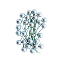 Bacche di agrifoglio decorative 24 pezzi | varie tonalità — immagine 6