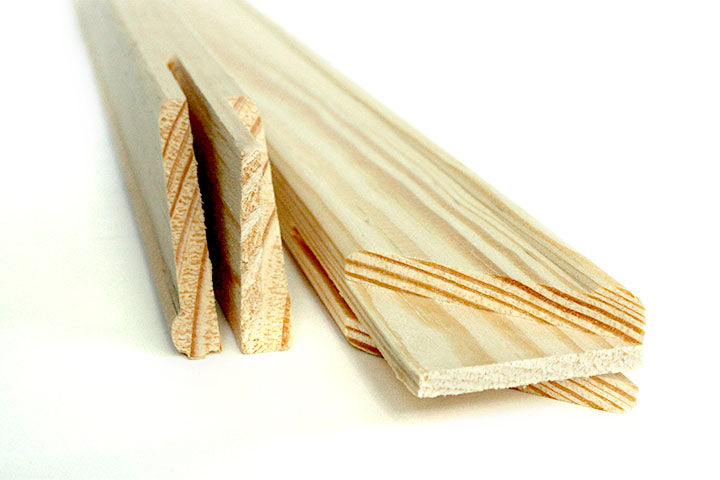 Barre per stretching in abete rosso | dimensioni assortite