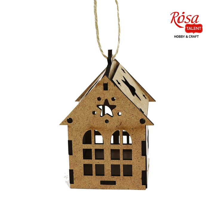 Base decorativa ROSA TALENT Casa con stella
