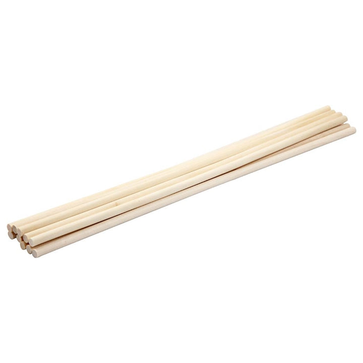 Bastoncini di legno 30 x 0,6 cm - num 10