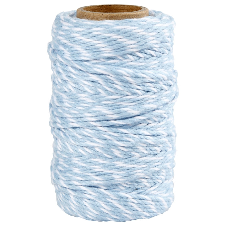 Corda di cotone ritorto 50 m – blu-bianco
