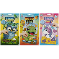 BEAD ART set creativo 24x20 cm, confezione completa