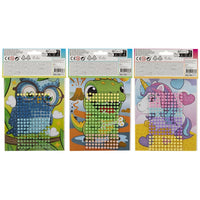 BEAD ART set creativo 24x20 cm, dettaglio delle perline