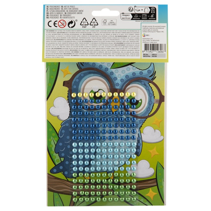 BEAD ART set creativo 24x20 cm, esempio di composizione finita