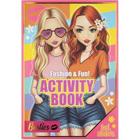 BESTIES Libro di attività A4 - Moda e adesivi