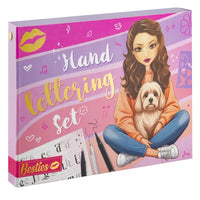 Besties set per lettering incluso quaderno di esercizi, 32 pagine