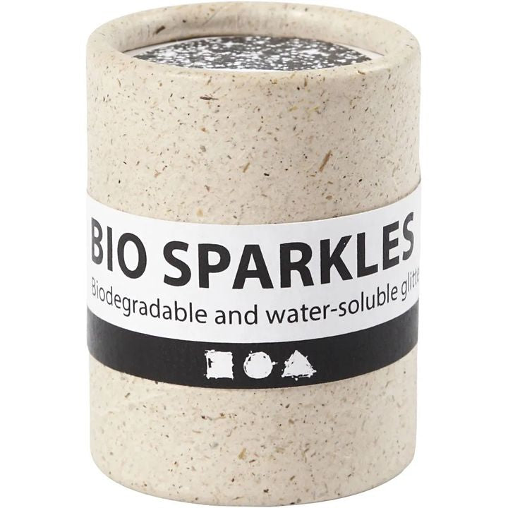 Bio glitter argento 10 g — immagine 2