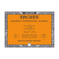 Blocco acquerello ARCHES Rough bianco naturale 300 g/m² 10 – 31 cm - 20 fogli