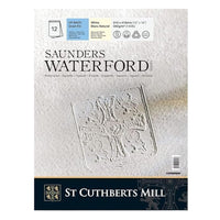 Blocco acquerello CANSON Saunders Waterford CP bianco 300 g/m² 23 x 31 cm - 12 fogli