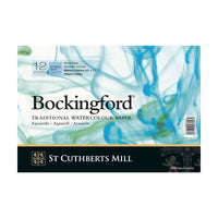 Blocco acquerello CANSON St Cuthberts Bockingford 300 g/m² 12 fogli spirale 18 – 41 cm