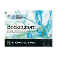 Blocco acquerello CANSON St Cuthberts Bockingford 300 g/m² 12 fogli spirale 18 – 41 cm