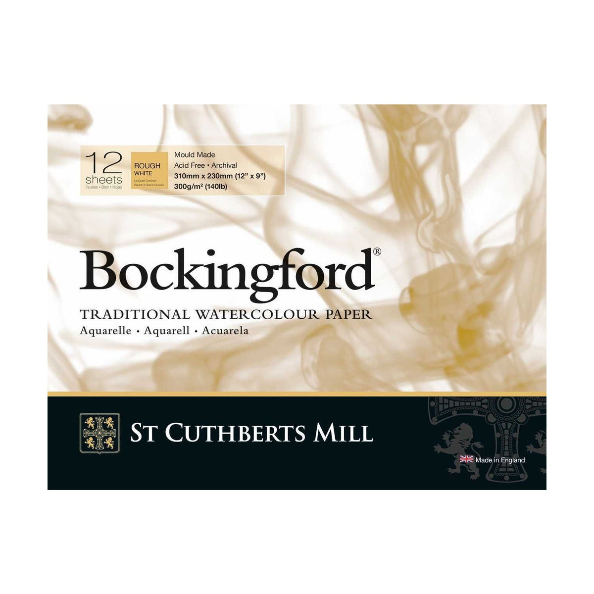 Blocco acquerello CANSON St Cuthberts Bockingford Rough 300 g/m² - 12 fogli