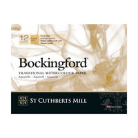 Blocco acquerello CANSON St Cuthberts Bockingford Rough 300 g/m² - 12 fogli