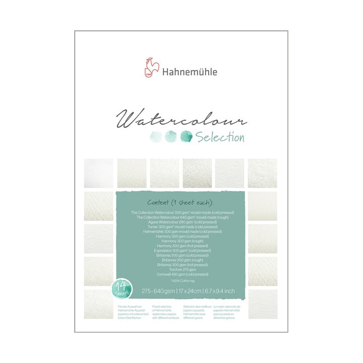 Blocco acquerello WATERCOLOUR SELECTION da HAHNEMÜHLE | dimensioni diverse