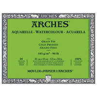 Blocco ARCHES® Aquarelle Watercolour Cold Pressed | sceglie formatoo