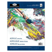 Blocco carta per dipingere - con olio e acrilici Royal&Langnickel ARTIST PAD / 22 fogli