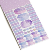 Blocco carta per scrapbooking A5 24 fogli viola