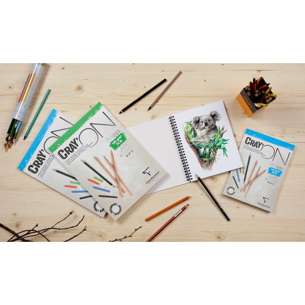 Blocco da disegno Clairefontaine Cray'On