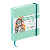 Blocco da disegno DARWI Mint Green 14 x 14 cm, 140 g, 80 fogli