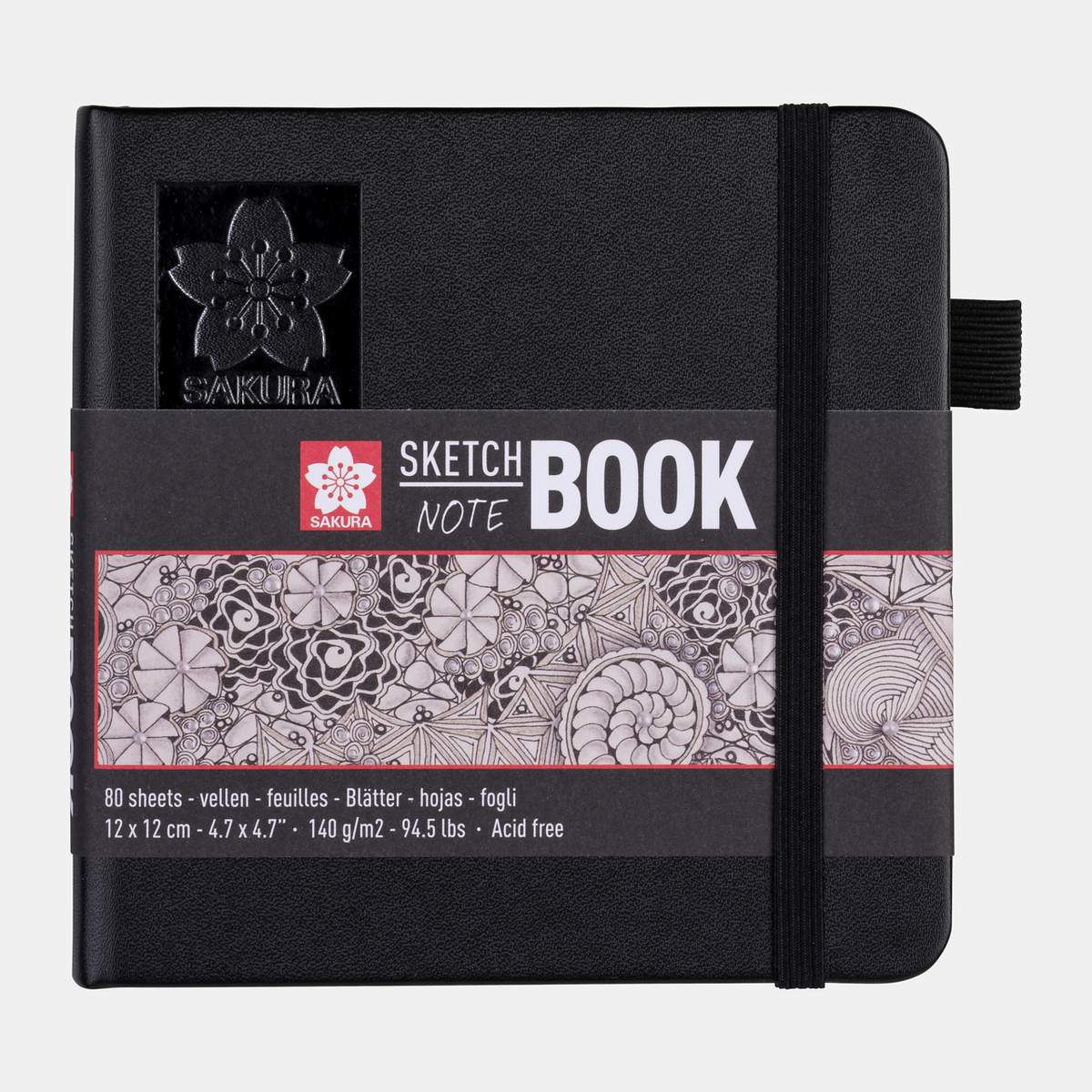 Blocco da disegno SAKURA 140 g/m² – 80 fogli, 9 – 21 cm