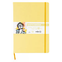 Blocco da schizzo DARWI Soft Yellow A4 140 g 80 fogli