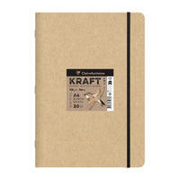Blocco di carta kraft CLAIREFONTAINE 115 g/m² – A5 – A4, 20 fogli