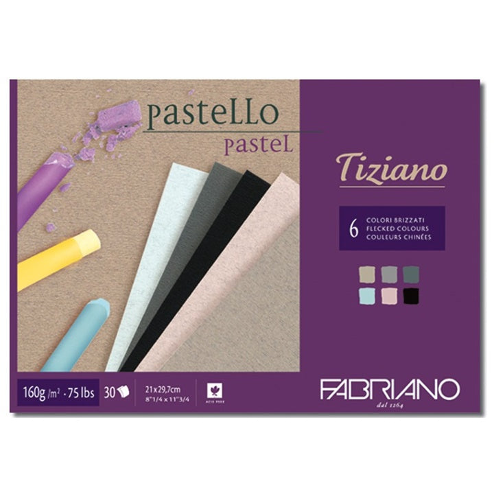 Blocco di carte colorate per pastello FABRIANO Tiziano | dimensioni diverse