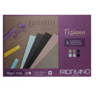 Blocco di carte colorate per pastello FABRIANO Tiziano | dimensioni diverse