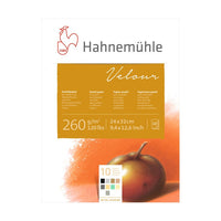 Blocco di carte colorate per pastello HAHNEMÜHLE VELOUR | dimensioni diverse