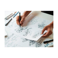 Blocco Manga Layout CLAIREFONTAINE 100 g/m² A5 – A3 - 50 fogli
