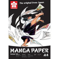 Blocco Manga SAKURA 250 g/m² A5 – A3 - 20 fogli