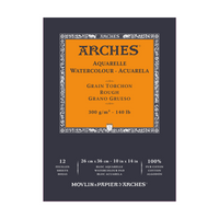Blocco per acquerello ARCHES Aquarelle grana ruvida bianco naturale 300 g/m² – 12 fogli