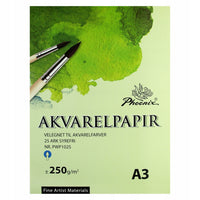 Blocco per acquerello Phoenix 250 g/m², 210 × 297 mm o 297 × 420 mm – formato a scelta