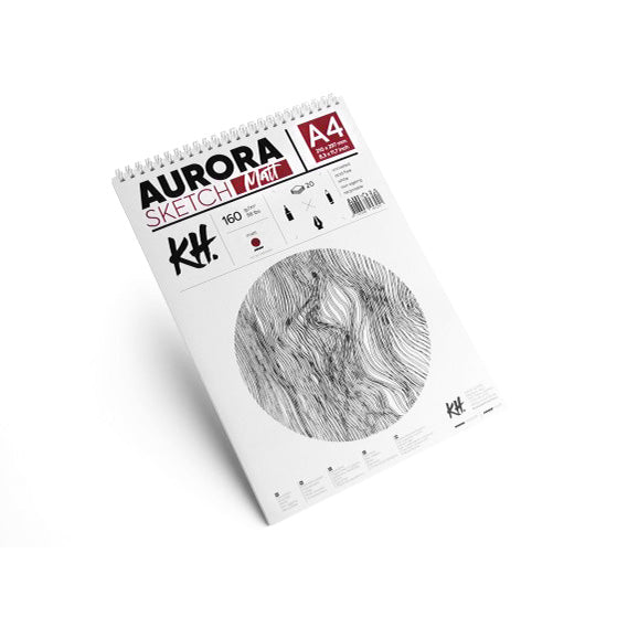 Blocco per schizzi AURORA matt [160g] - 20 fogli | formati diversi