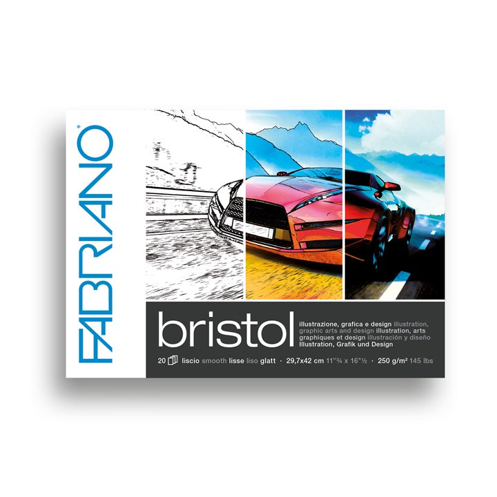 Blocco per schizzi FABRIANO BRISTOL | dimensioni diverse